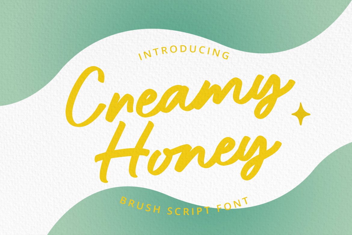 LT Creamy Honey - Brush Script Typeface